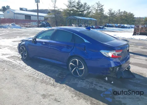 2020 Honda Accord Sport из США, поврежденный, VIN 1HGCV1F39LA094496